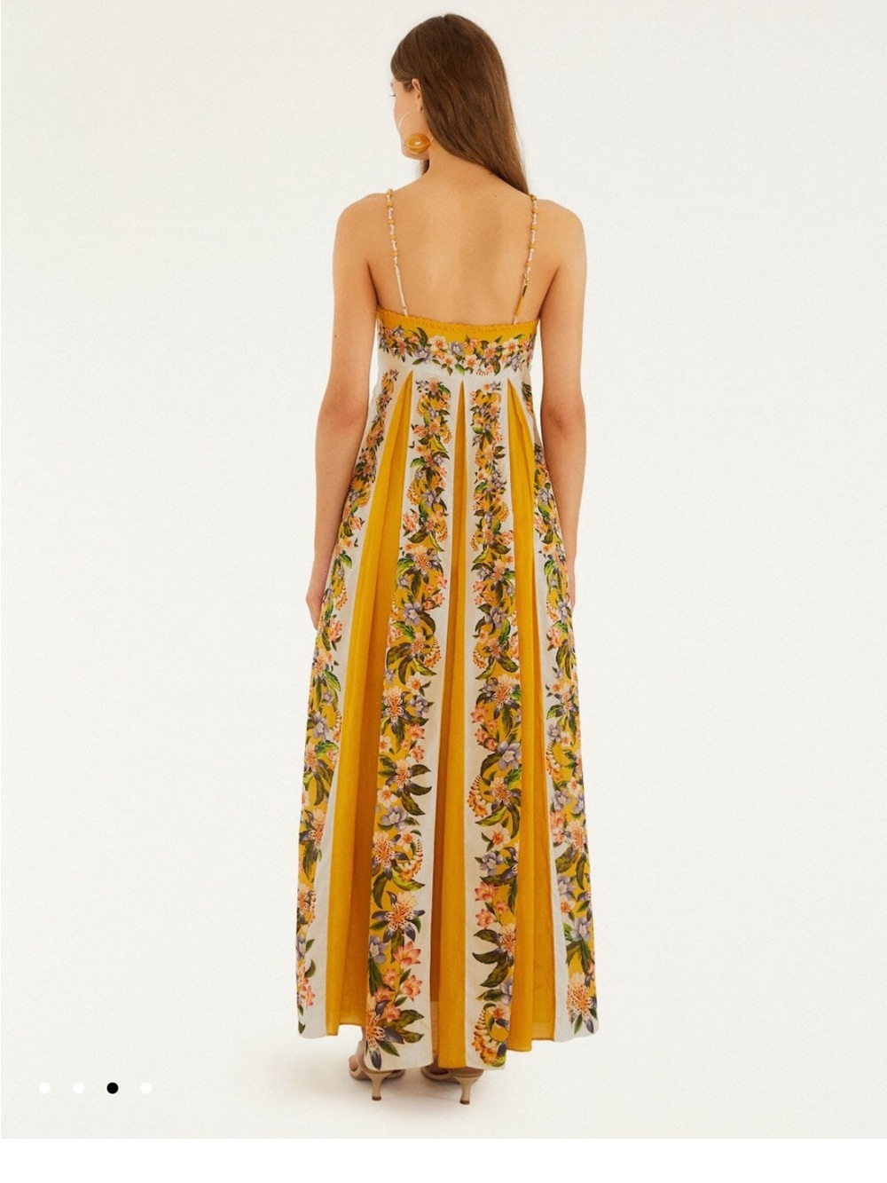 Farm Rio Sand Hilo Striped Maxi Sundress - Picture 10 of 12
